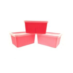 3 Vintage Goody Toiletry Storage Containers